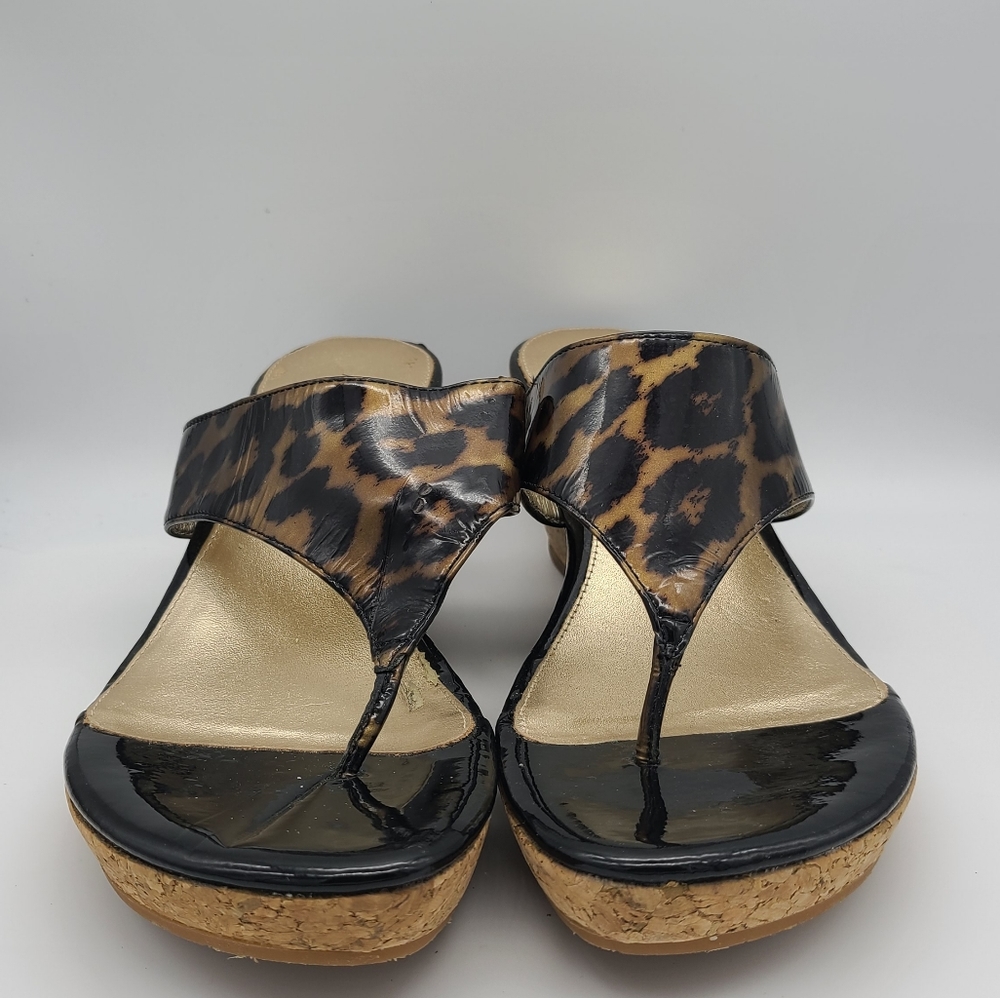 Antonio Melani Sandals 8.5 Leopard